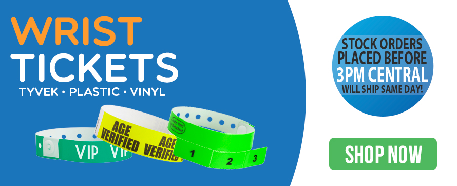 Wrist Tickets for Event Entry | Personalize Ticket Wristbands Online