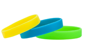 Custom Luxe Silicone Wristbands Personalized Rubber 
